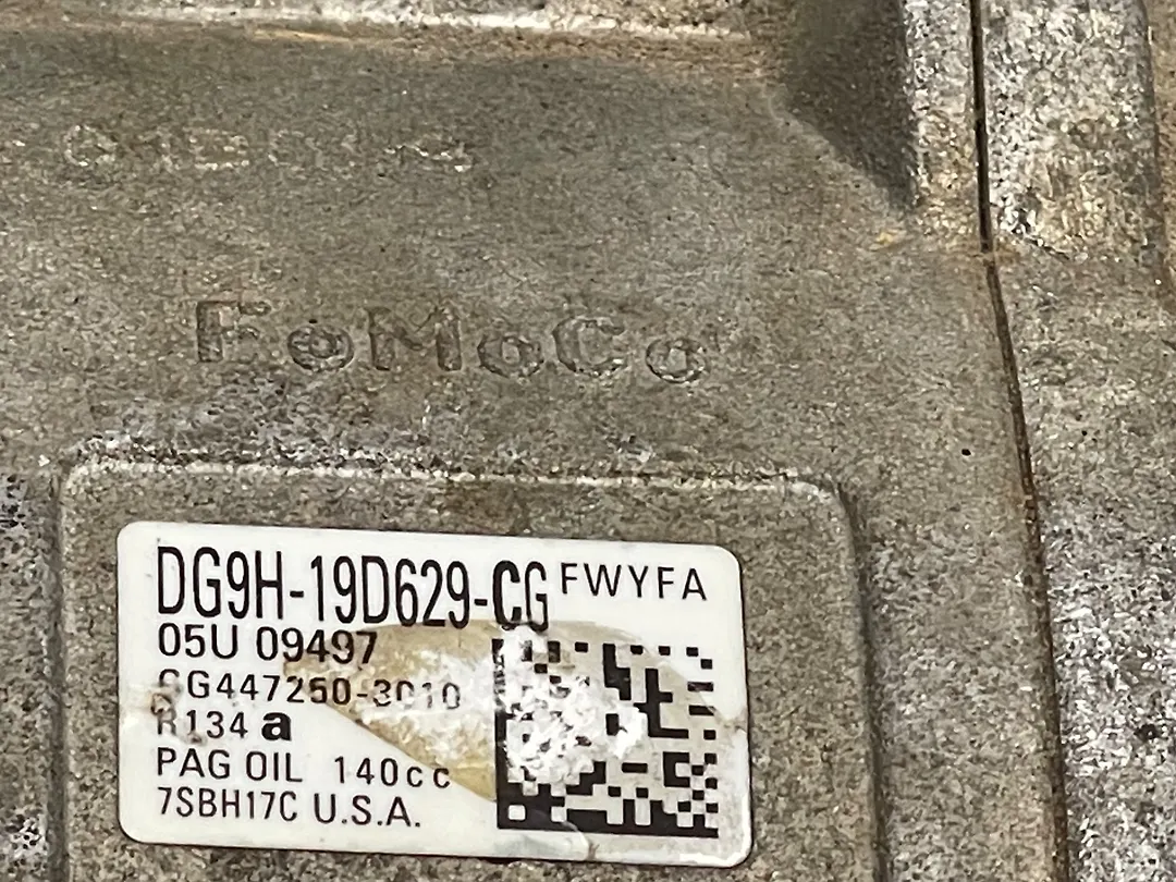 AC Compressor - 2017 Ford Edge SE