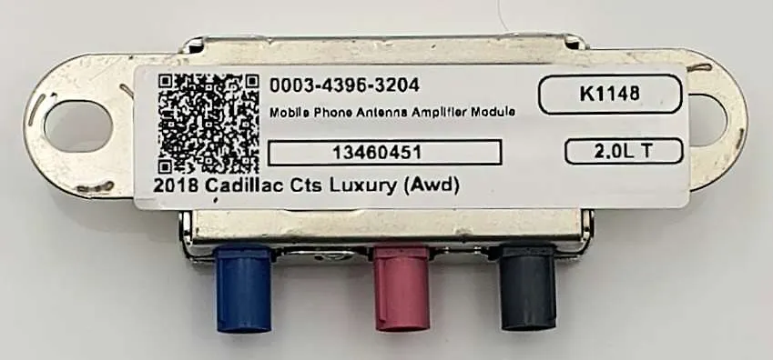 Mobile Phone Antenna Amplifier Module - 2018 Cadillac CTS Luxury (AWD)