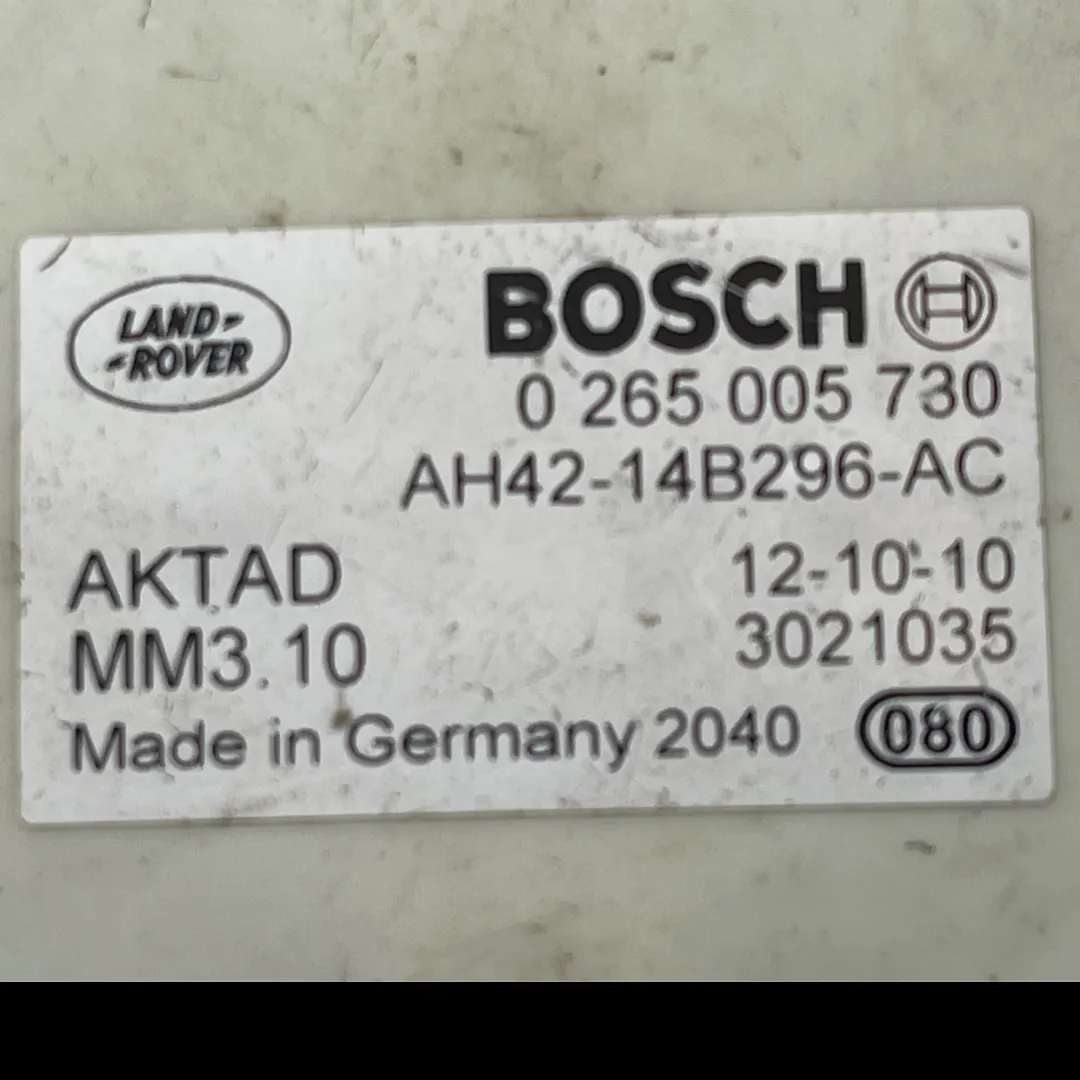 Acceleration Yaw Rate Sensor - 2011 Land Rover RANGE ROVER SPORT