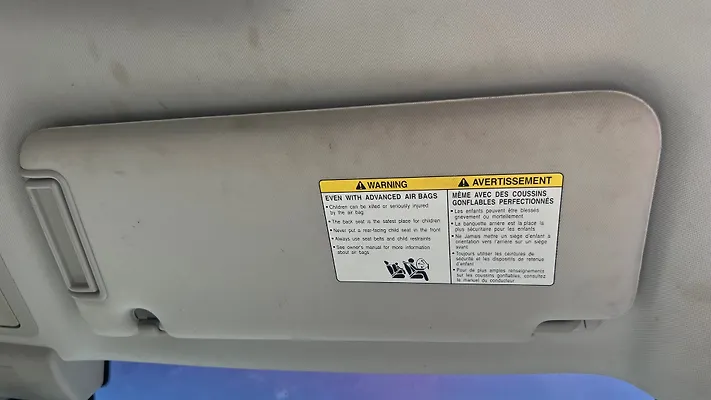 Sun visor - 2014 Infiniti QX80 SUV