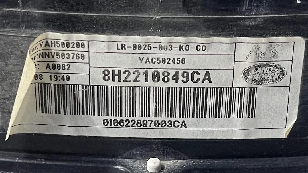 Speedometer - 2009 Land Rover LR3