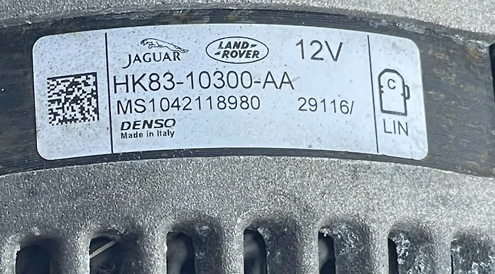 Alternator - 2017 Jaguar F-Pace