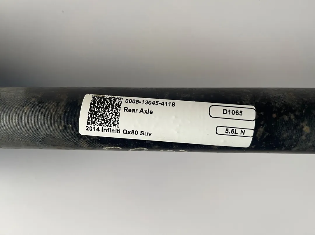 Rear axle (LHS) - 2014 Infiniti QX80 SUV