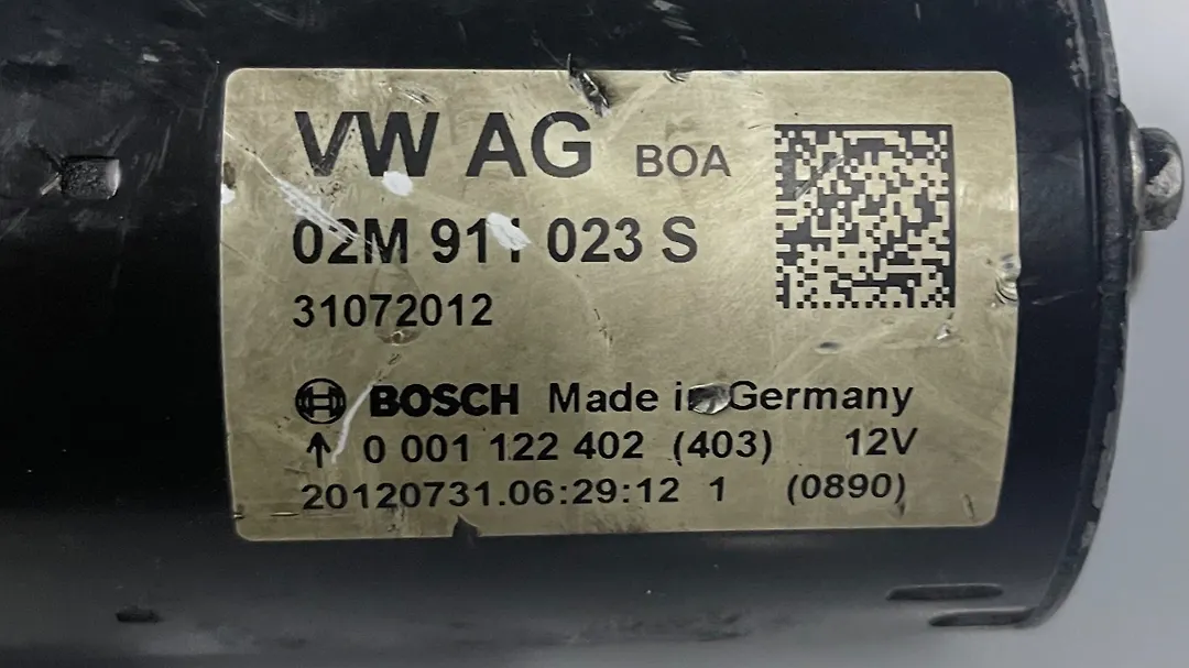Starter Motor - 2013 Volkswagen Passat