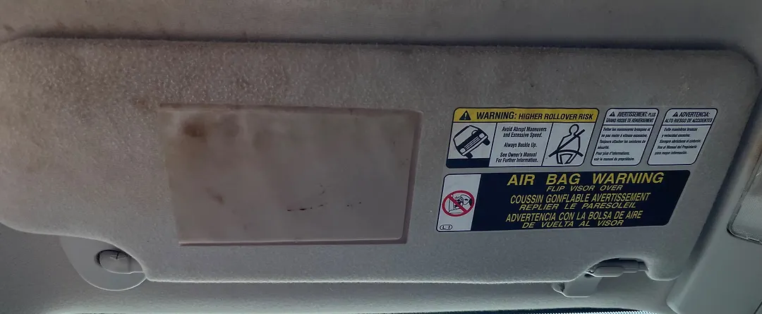 Sun visor - 2012 Toyota Sequoia UCK60L