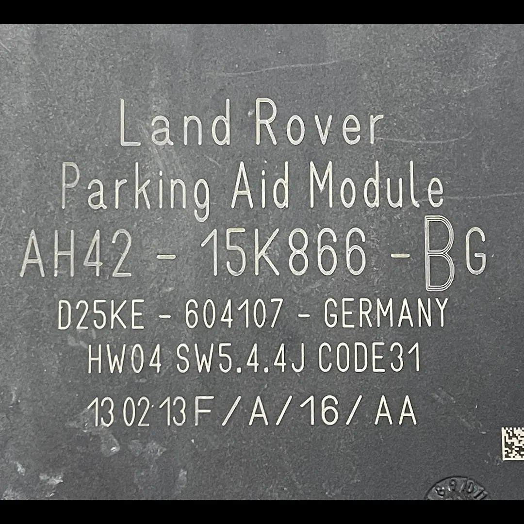 Parking Assist Control Module - 2013 Jaguar XJ