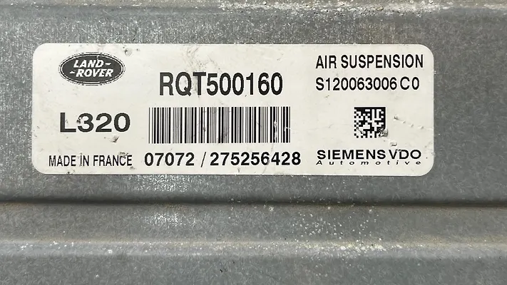  Air Suspension Control Module - 2013 Jaguar XF