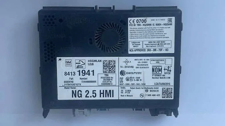 HMI (Human Machine Interface Module) - 2017 GMC Acadia