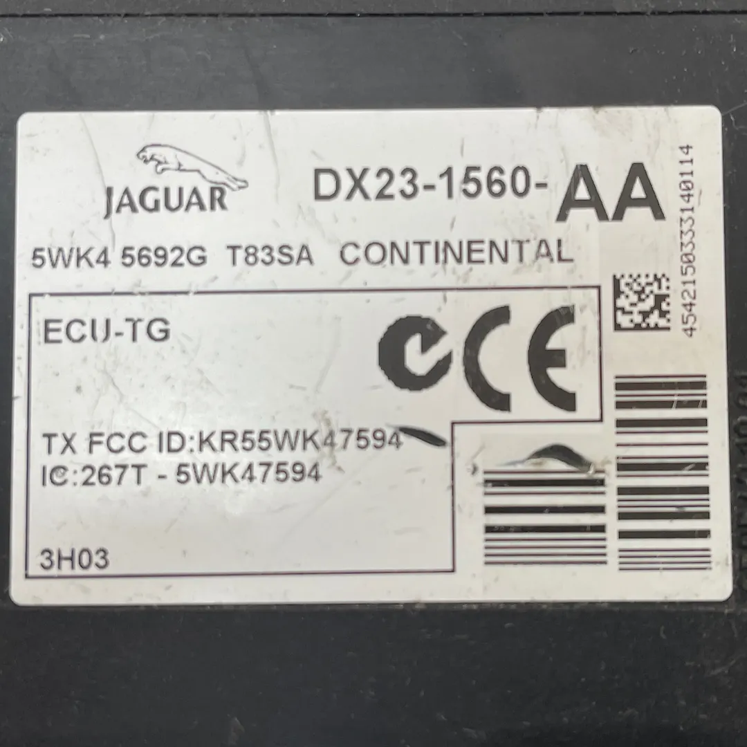 Tire Pressure Monitoring Control Module - 2011 Jaguar XF