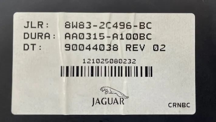 Parking Brake Control Module - 2013 Jaguar XJ