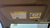 Sun visor - 2011 Nissan Pathfinder 4.0
