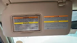 Sun visor - 2011 Nissan Pathfinder 4.0