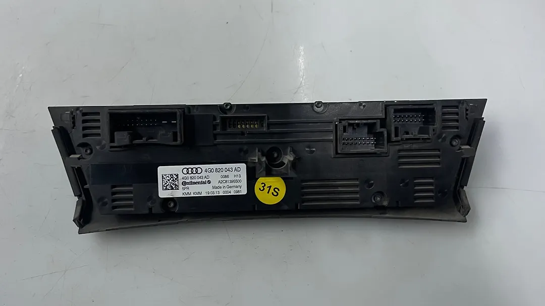 A/C Heater Climate Control Switch - 2014 Audi A6