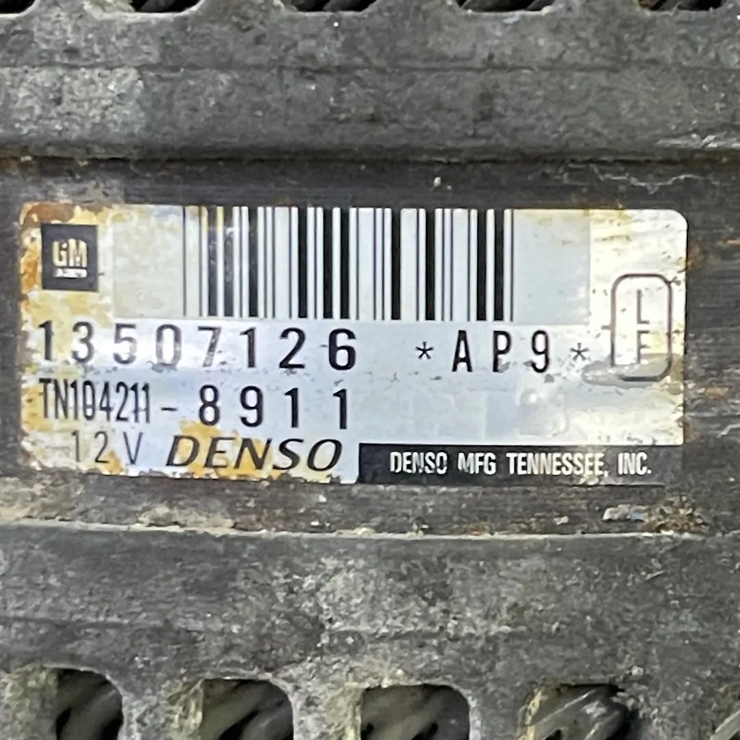 Alternator - 2017 GMC Acadia SLE 2