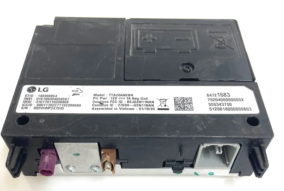 Communication Sync Control Module - 2020 Cadillac XT6 Platinum Luxury/Premium Luxury FWD