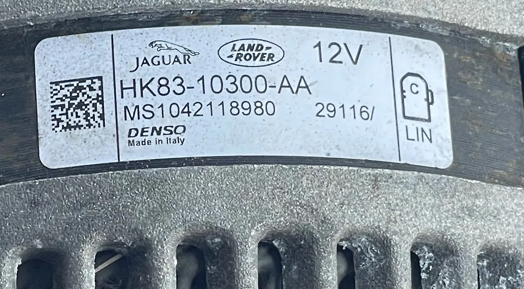 Alternator - 2017 Jaguar F-Pace