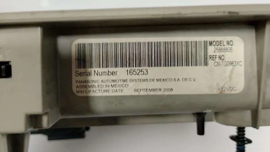 Info-gps-tv screen - 2009 GMC Acadia