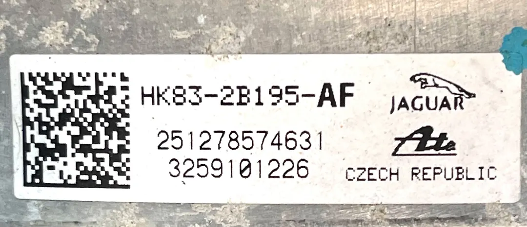 Brake booster - 2020 Jaguar F-Pace