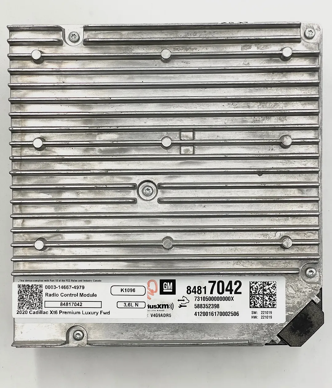Radio control module - 2020 Cadillac XT6 Premium Luxury FWD