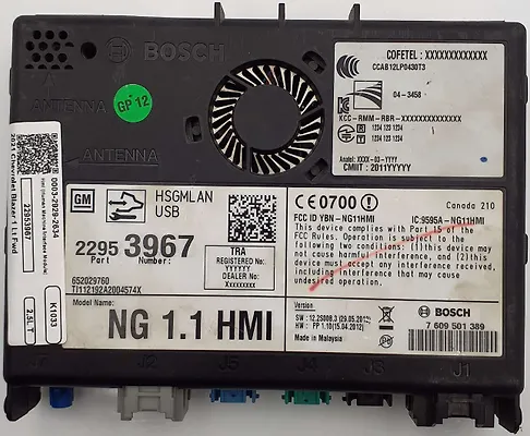 HMI (Human Machine Interface Module) - 2021 Chevrolet Blazer 1LT FWD