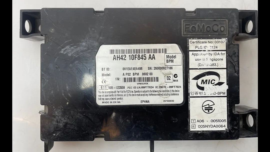 Bluetooth Telephone Control Module - 2011 Land Rover RANGE ROVER SPORT