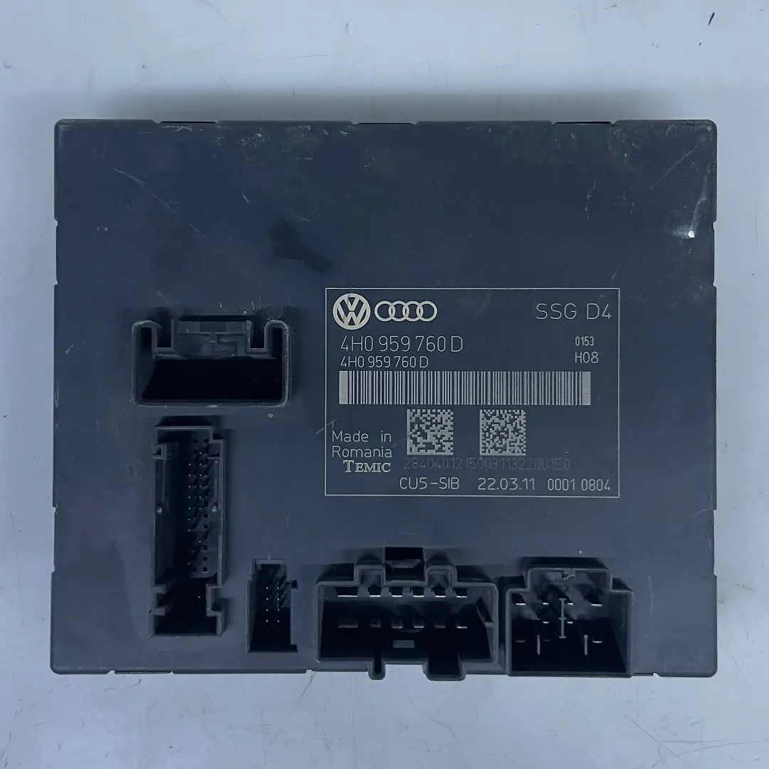 Seat Control Module - 2012 Audi A8