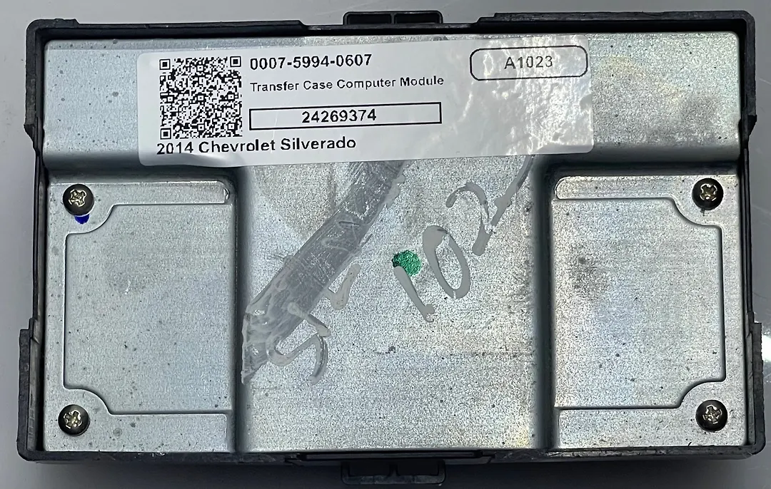 Transfer case computer module - 2014 Chevrolet SILVERADO
