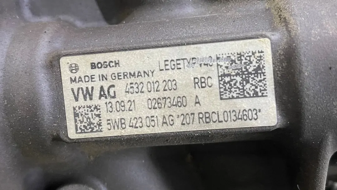 Steering box/rack - 2022 Audi A3