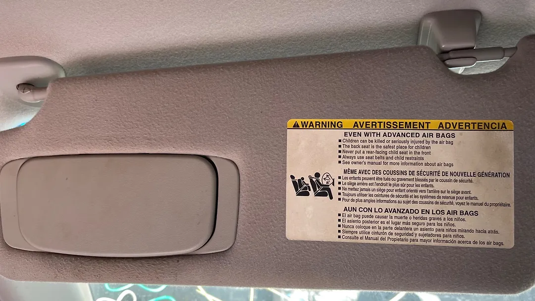 Sun visor - 2010 Toyota Tundra