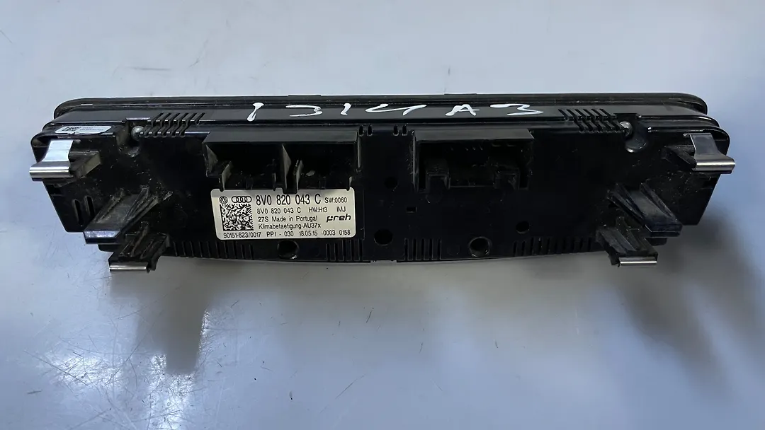A/C Heater Climate Control Switch - 2016 Audi A3