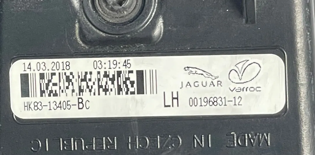 Tail Light (LH) - 2018 Jaguar F-Pace