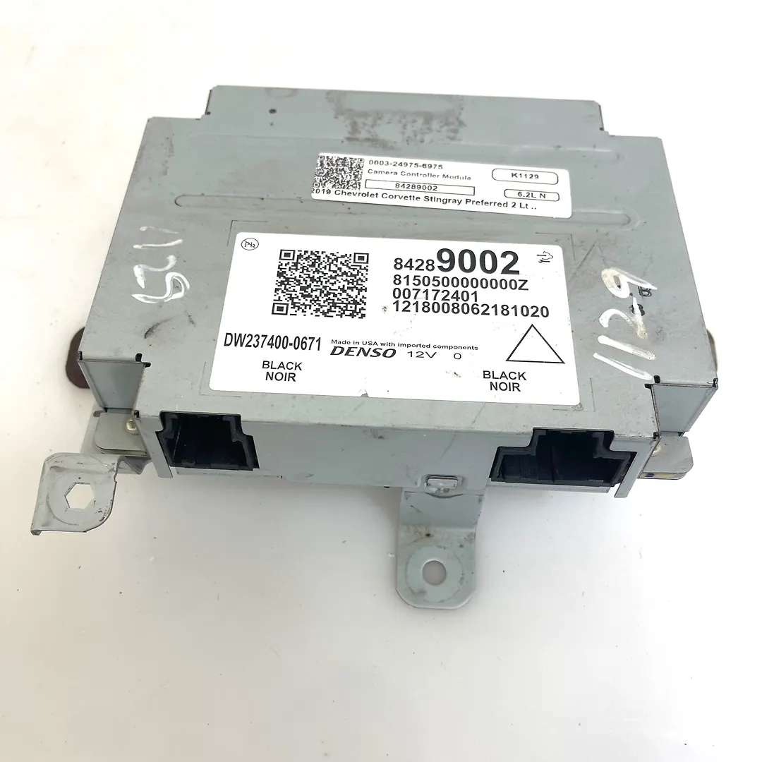 Camera Controller module  - 2019 Chevrolet Corvette Stingray Preferred 2LT (Automatic) with Z51