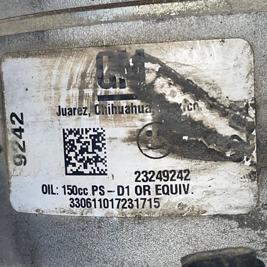 AC Compressor - 2018 GMC Terrain