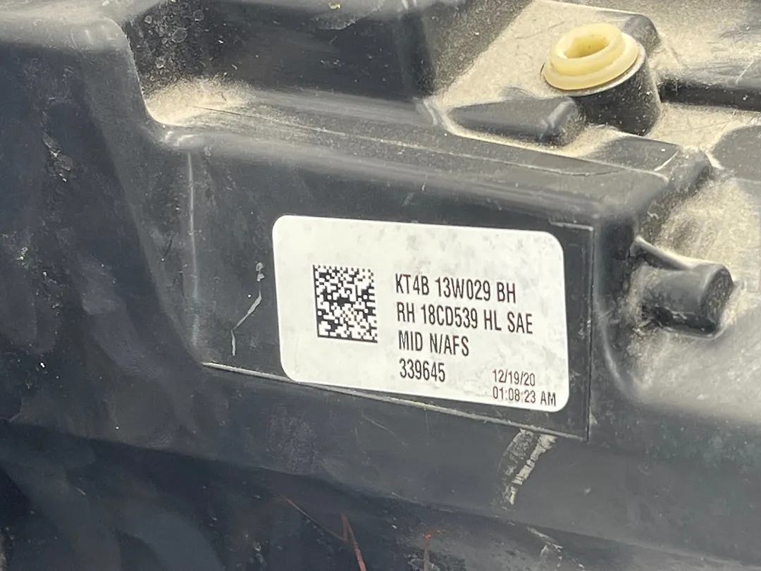 Headlight (RH) - 2021 Ford Edge