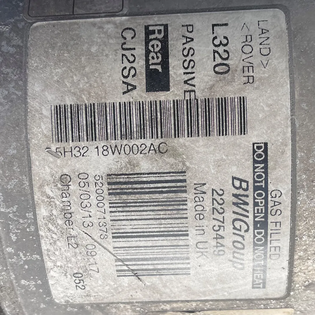 Shock Absober (LHB) - 2013 Land Rover RANGE ROVER