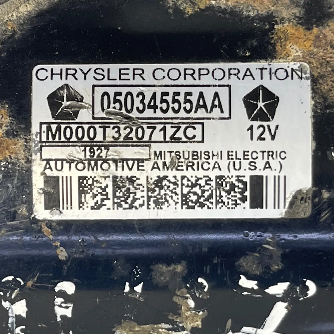 Starter Motor - 2017 Dodge Journey