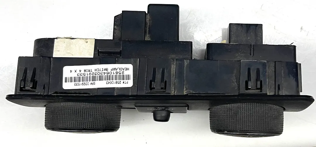  Headlight Fog Light Lamp Control Switch - 2010 GMC Sierra