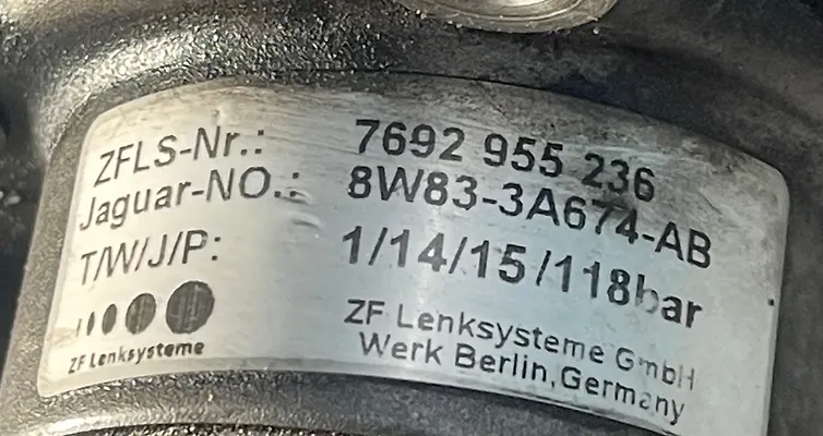 Power steering pump - 2015 Jaguar XF