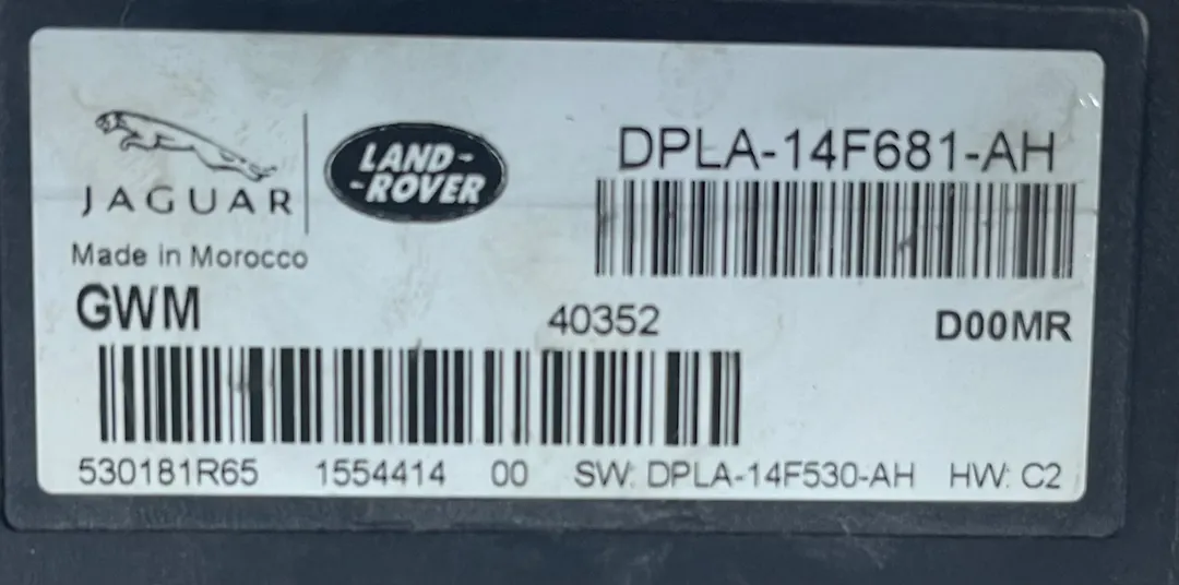 Gateway computer - 2014 Land Rover RANGE ROVER SPORT