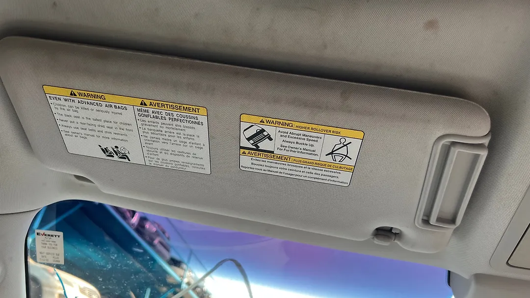 Sun visor - 2014 Infiniti QX80 SUV