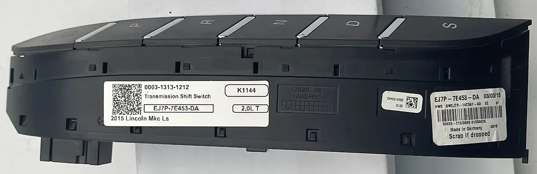 Transmission shift switch - 2015 Lincoln MKC LS