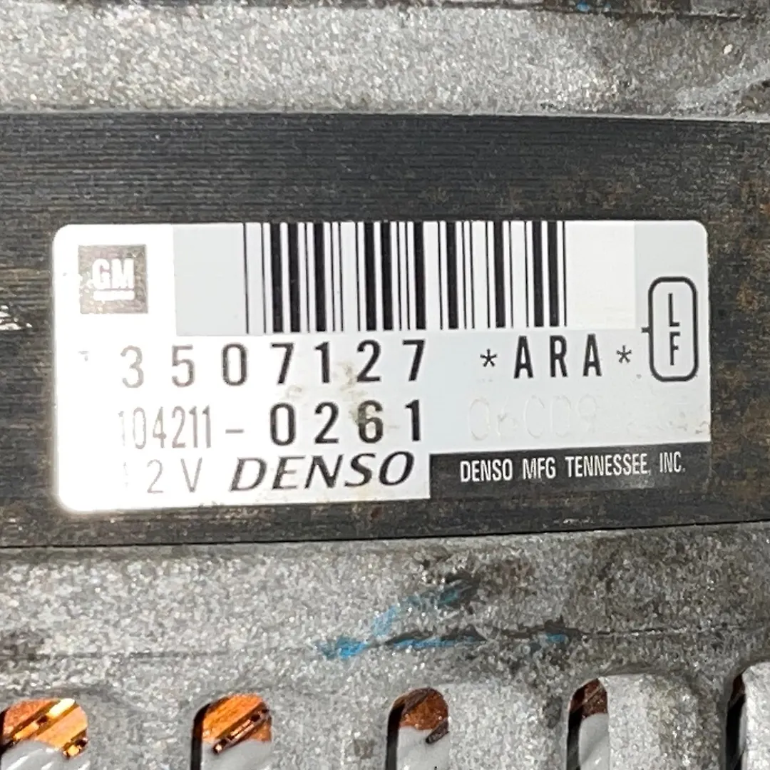 Alternator - 2017 Cadillac XT5