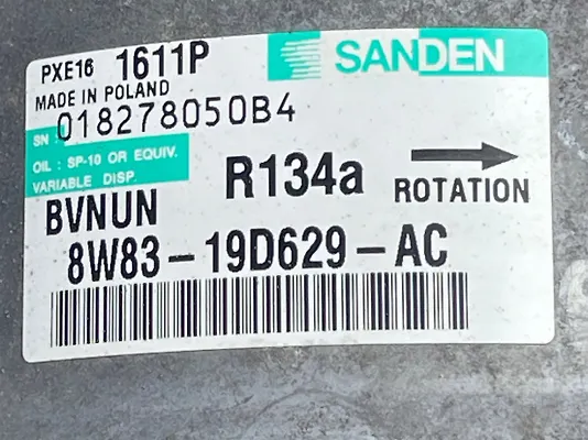 AC Compressor - 2010 Land Rover RANGE ROVER SPORT