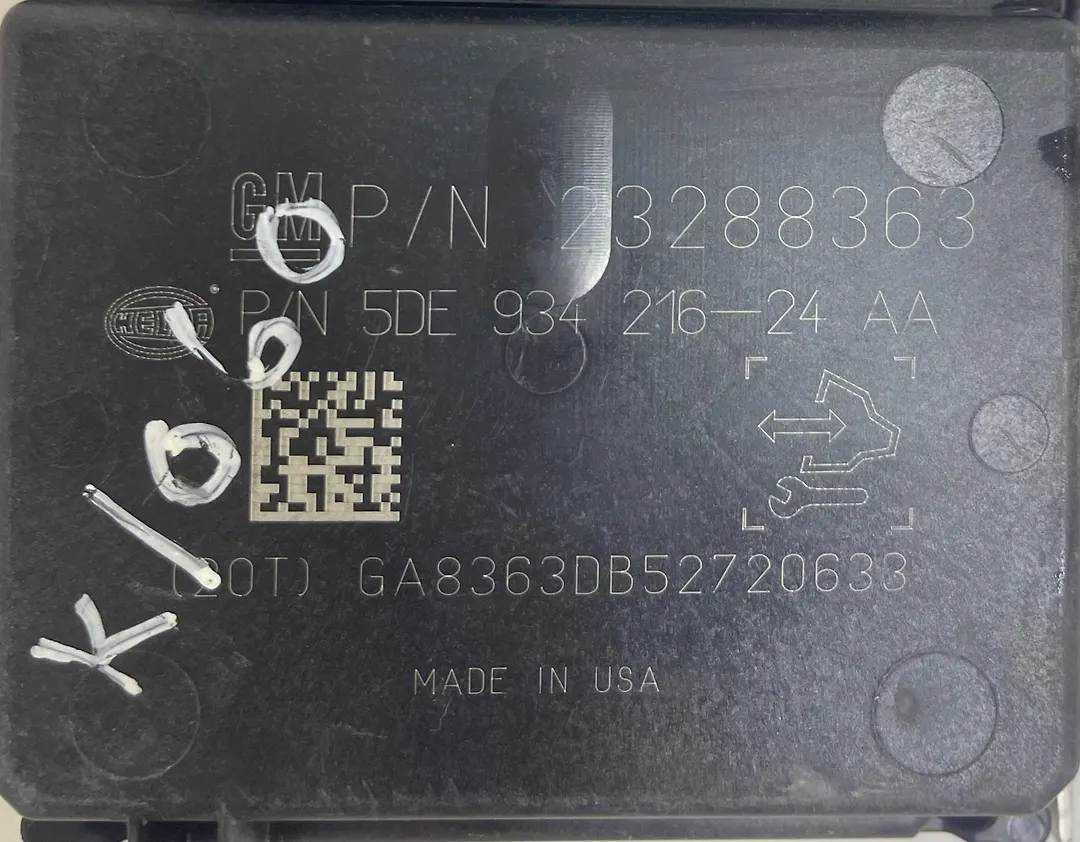 Fuel Pump Control Module  - 2016 Chevrolet Impala LT (2LT)