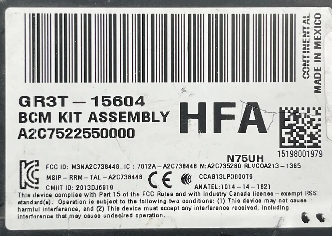 Fuse box - 2016 Ford Mustang I4 Coupe