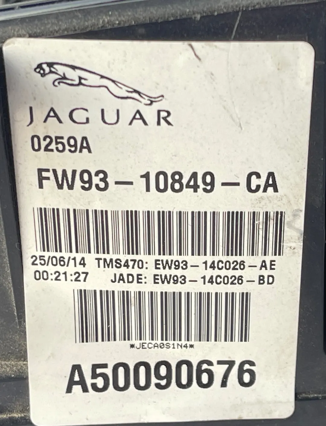 Speedometer - 2013 Jaguar XJ