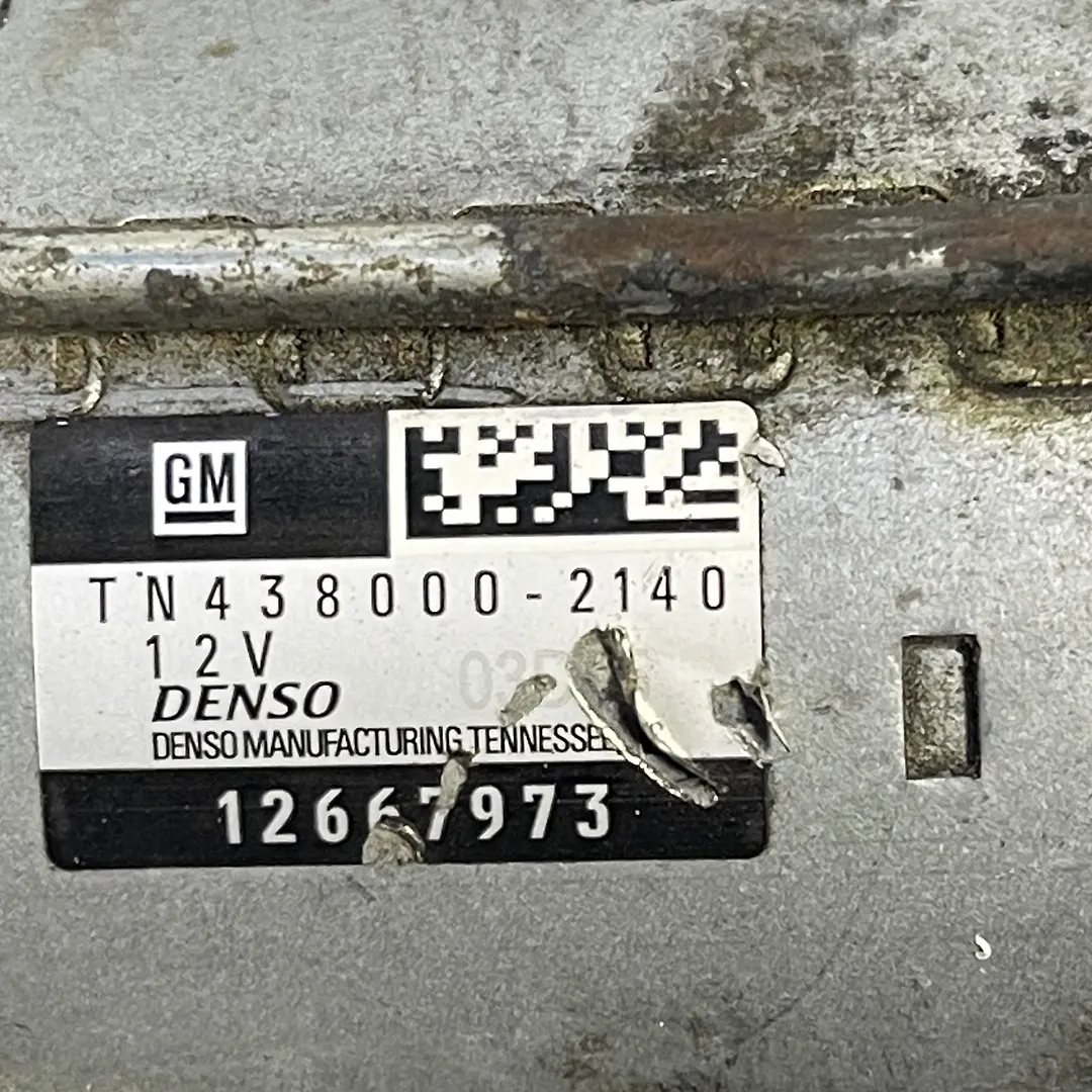 Starter Motor - 2020 Chevrolet Traverse