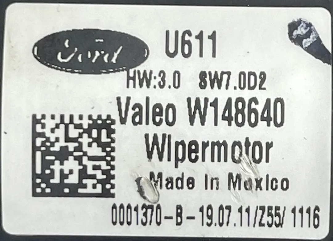 Windshield wiper motor - 2020 Lincoln Aviator Reserve