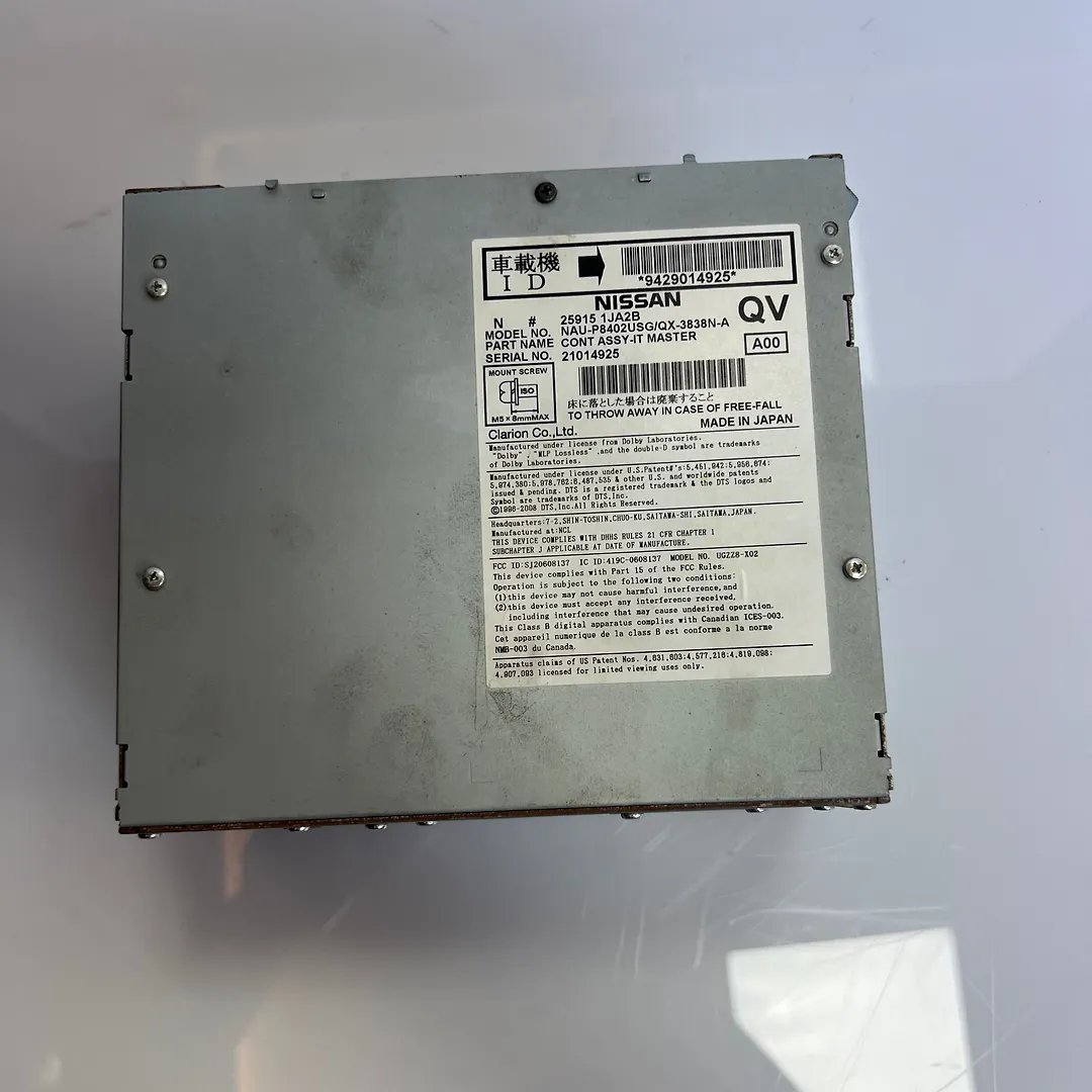 Radio FM CD Player Receiver - 2012 Infiniti QX56