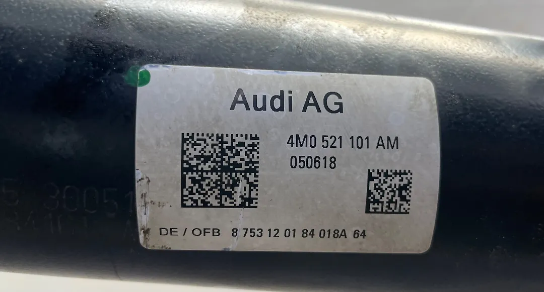 Drive Shaft - 2018 Audi Q7